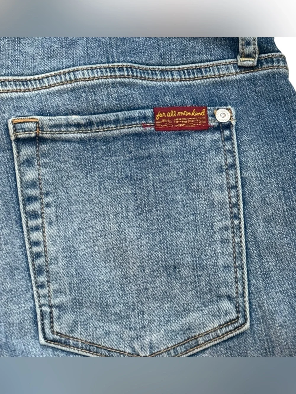 7 For All Mankind The Ankle Skinny Blair Jeans Size 29